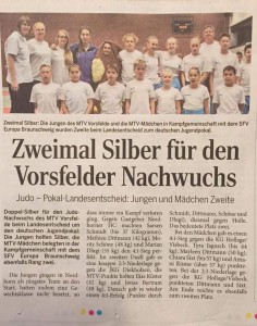 Zeitungsartikel Landesentscheid